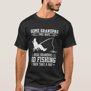 Echte Omas gehen angeln, dann machen sie ein Nicke T-Shirt