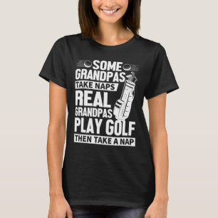 Echte Omas spielen Golf Lustiger Golf-Opa Golfer T-Shirt
