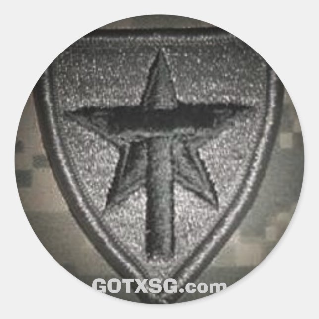 echte Patch-Spotlight, GOTXSG.com Runder Aufkleber (Vorderseite)