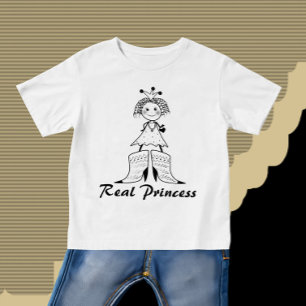 Echte Prinzessin Baby T-shirt