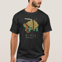 Echte Schildkröte Ninja lustige T-Shirt-Designs