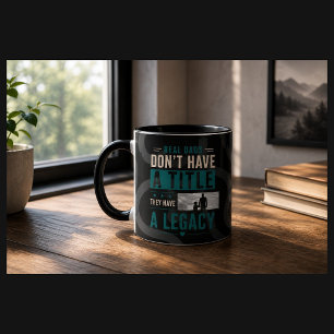 Echte Väter haben ein Erbe Personalisierter Foto-B Tasse