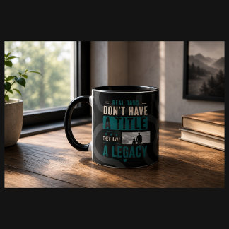 Echte Väter haben ein Erbe Personalisierter Foto-B Tasse