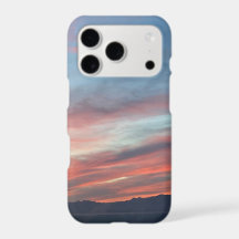 Echte Vegas-Sonnenuntergang mit Bergen iPhone-Hüll
