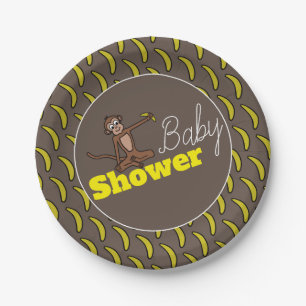 Echter Affe, Babydusche Pappteller