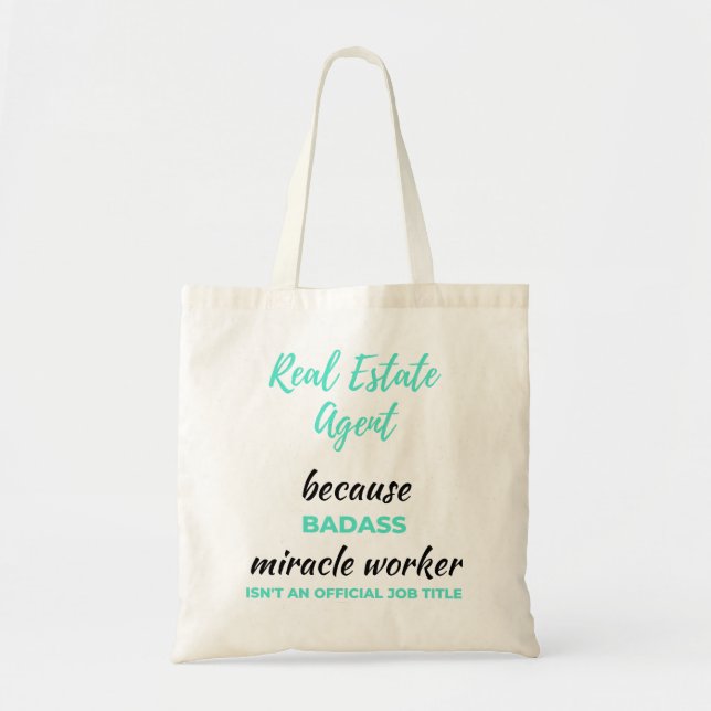 Echter Anwesen Agent, weil Badass Miracle Worker 2 Tragetasche (Vorne)