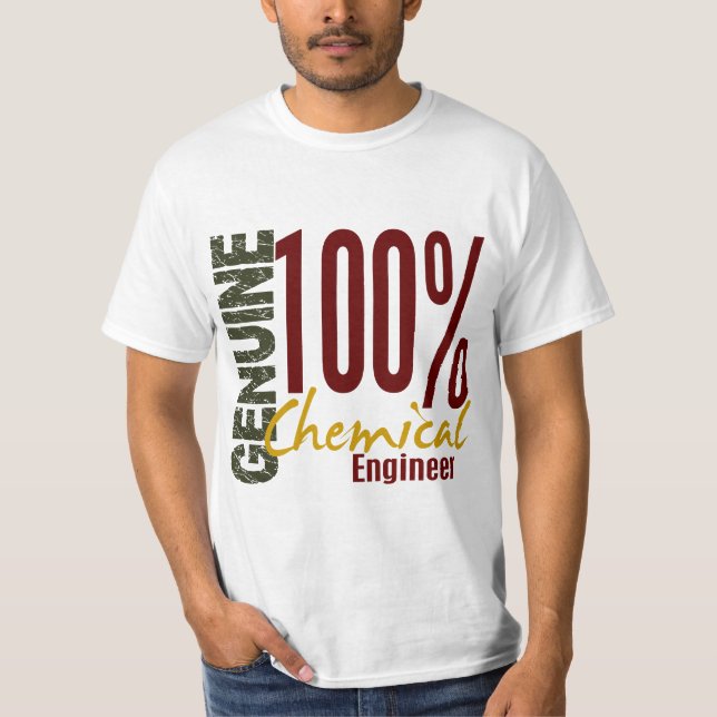 Echter Chemieingenieur T-Shirt (Vorderseite)
