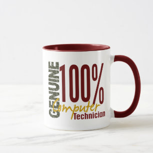 Echter Computer-Techniker Tasse