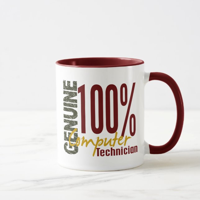 Echter Computer-Techniker Tasse (Rechts)