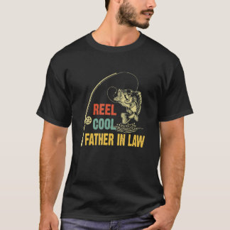 Echter cooler Schwiegervater Angeln Daddy Vater T-Shirt