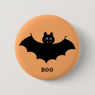 Echter Halloween-Bat Button