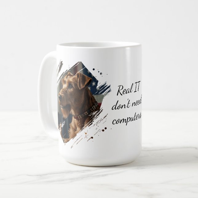 Echter IT Kaffeetasse (Vorderseite Links)