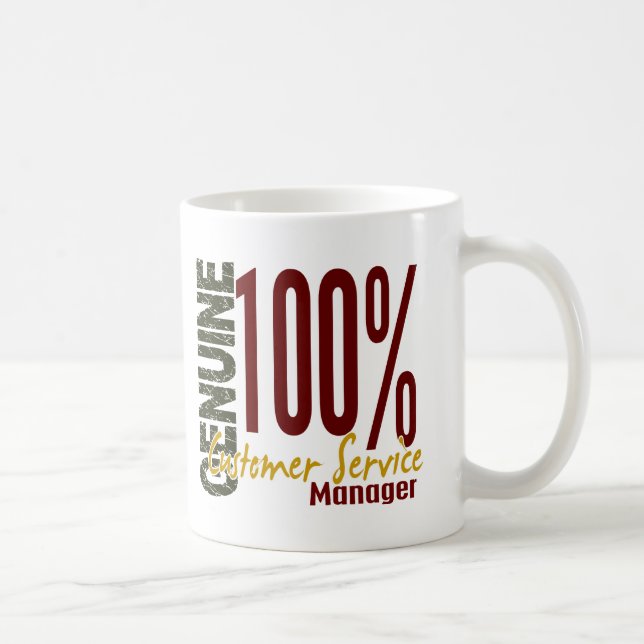 Echter Kundendienst-Manager Tasse (Rechts)
