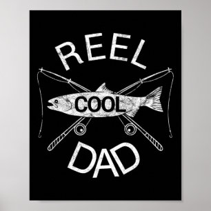 Echter Papa Angelpapa Papa-Witz Cool Lustig Poster