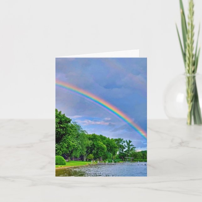 Echter Regenbogen, Marla Mangan Foto, Karte   (Vorderseite)