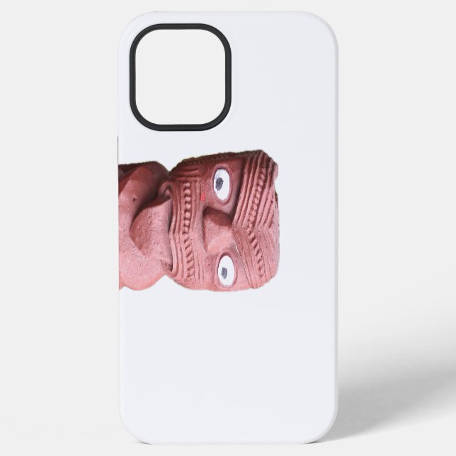 Echter Tiki-Wächter iPhone Hülle (Rückseite)