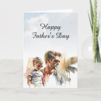 Echter Vater Junger Mann und Sohn Vater's Day