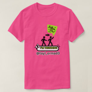 ECHTER VLOGGGER-INFLUENCER BLACK PINK UNISEX T-Shirt