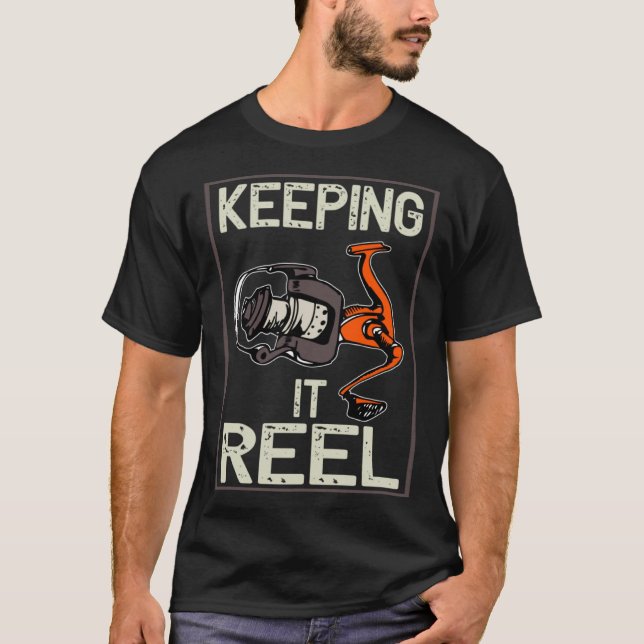 Echtes Angelvergnügen T-Shirt (Vorderseite)