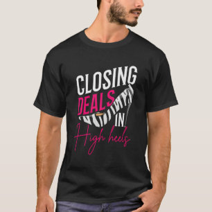 Echtes Anwesen Agent schließt Geschäfte Funny Gift T-Shirt