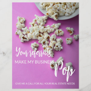 echtes Anwesen Ihre Referenzen machen meinen Busin Flyer