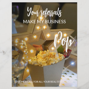 echtes Anwesen Ihre Referenzen machen meinen Busin Flyer