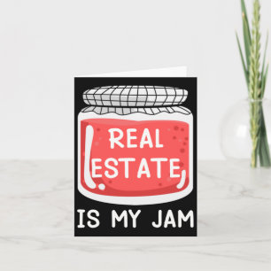 Echtes Anwesen ist mein Jam Sticker Karte
