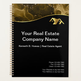 Echtes Anwesen. Konstruktion. Black Gold Planer