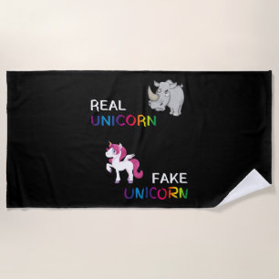 Echtes Einhorn Strandtuch