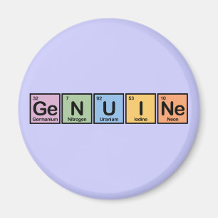 Echtes gemacht von den Elementen Magnet