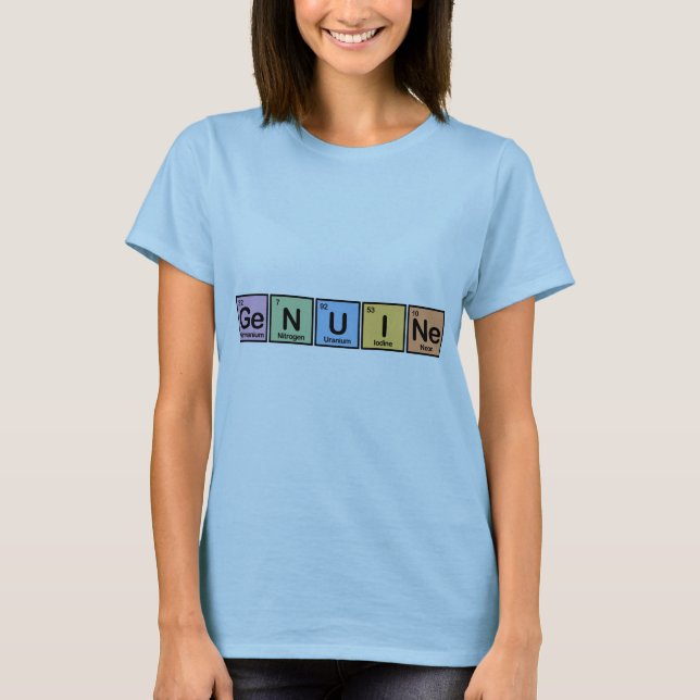 Echtes gemacht von den Elementen T-Shirt (Vorderseite)