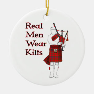 Echtes Gemeines Weekend Kilts Funny Scottish Bagpi Keramik Ornament