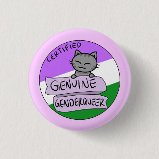 Echtes Genderqueer Button