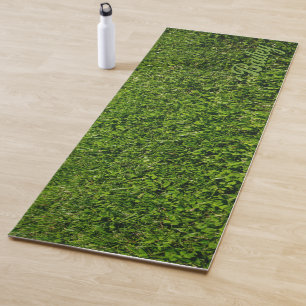 Echtes grünes Gras Natur Rasen Foto und individuel Yogamatte