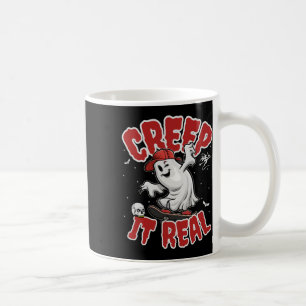 Echtes Grusel-Skateboarding Lustiger Geist Hallowe Kaffeetasse