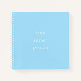 Echtes Inneres Friedens Spiralblock Notizbuch