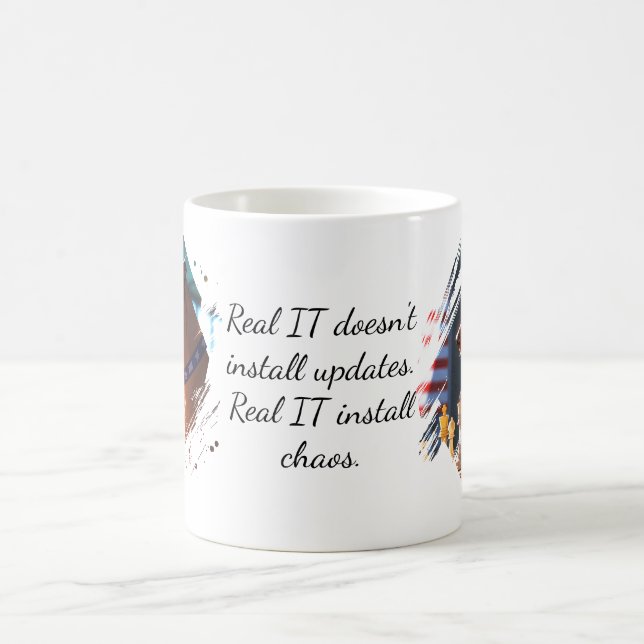 Echtes IT Kaffeetasse (Mittel)
