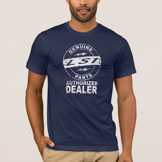 Echtes Logo 3 der Teil-LS1 T-Shirt (Vorderseite)