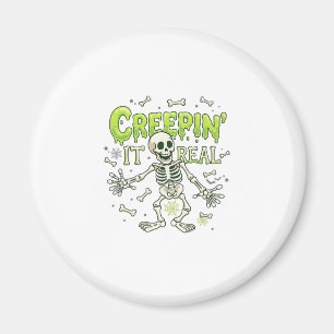 Echtes Skelett Halloween Knochen Spinne Wir Magnet
