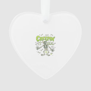 Echtes Skelett Halloween Knochen Spinne Wir Ornament