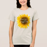 Echtes Sonnenblumen-Foto Feld Blumen sind Glück