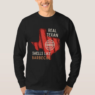 Echtes texanisches Geruch wie Grill Grillen Vater T-Shirt