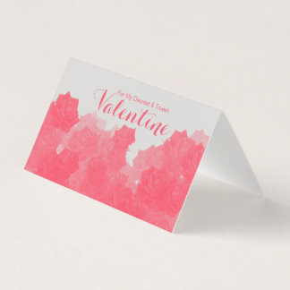 Echteste Valentins-Matte-Faltkarte