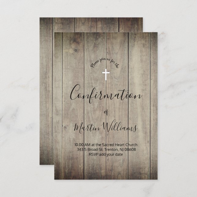 Echtheitsprüfung Einladung (Vorne/Hinten)