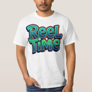 Echtzeit-Angeln Lustiger Wortwitz-Geschenk für Ang T-Shirt