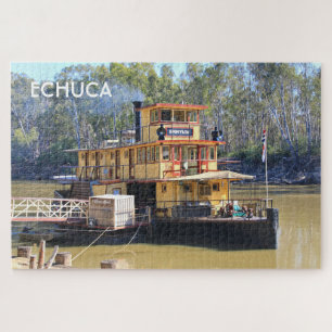 Echuca: Alter PaddleDampfer, Australien Puzzle