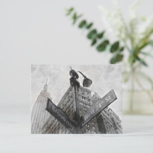 Ecke Broadway Postkarte