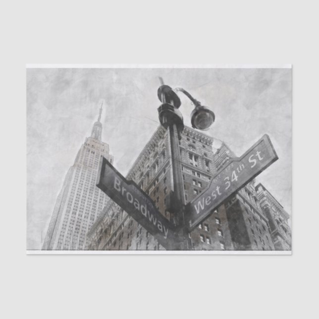 Ecke Broadway Seidenpapier (Vorderseite)