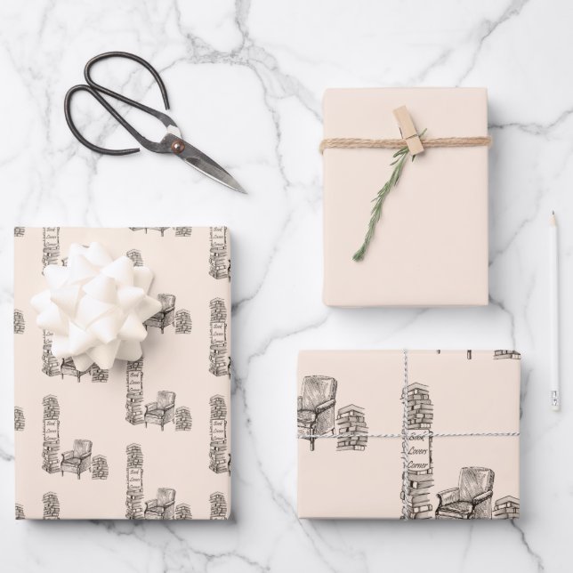 Ecke Buchliebhaberecke, Blatt für Linenumrandungsp (Vorderseite)