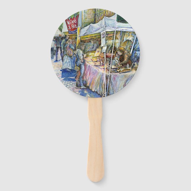 Ecke der Fliegenschweinfarm und Wein ein wenig. Fächer (Vorderseite)